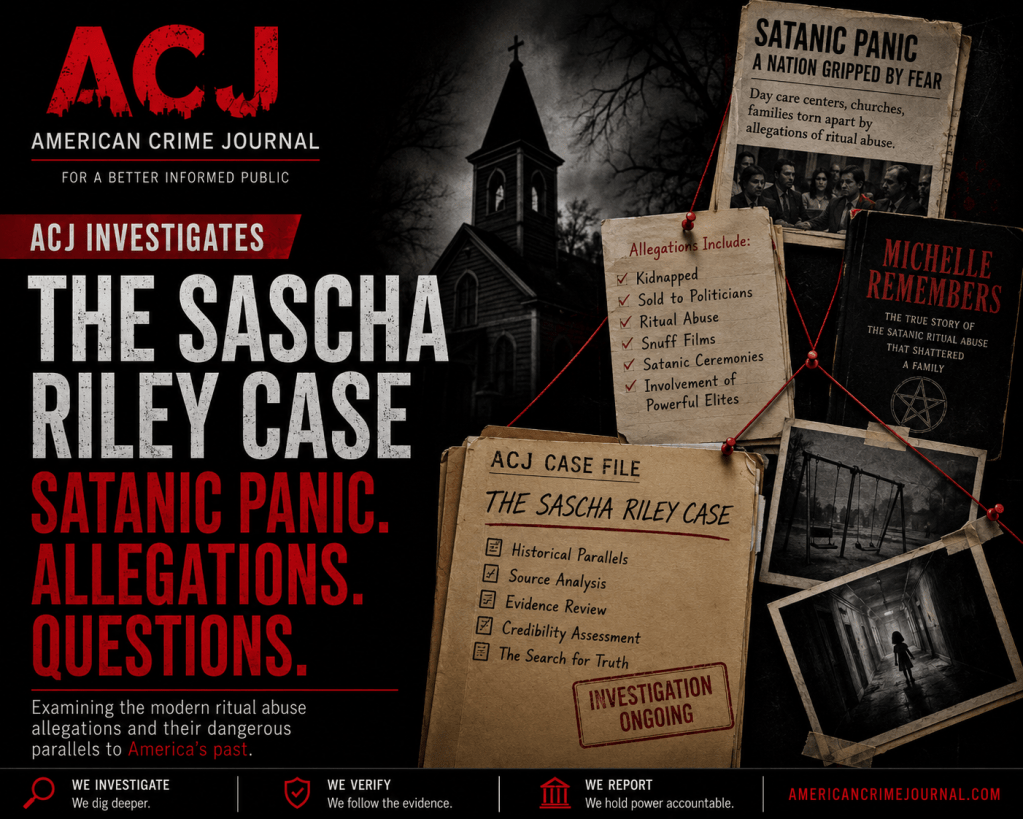 Who Is Sacha Riley Sascha Riley and the Long Hangover of the Satanic Panic - American ...